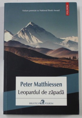 LEOPARDUL DE ZAPADA de PETER MATTHIESSEN , 2019 foto