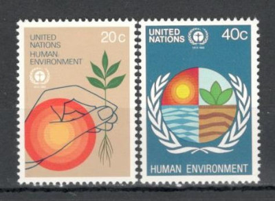 O.N.U.New York.1982 10 ani Conferinta ptr. protejarea mediului SN.387 foto
