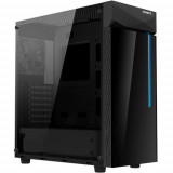 Carcasa GIGABYTE C200 GLASS, Mid-Tower, fara sursa, ATX (Negru)