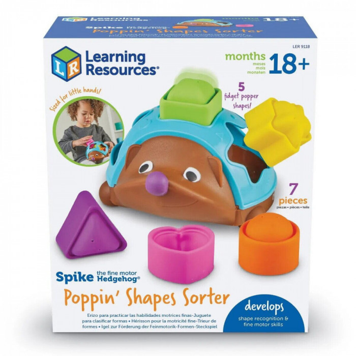 Joc pentru sortat - Ariciul Spike PlayLearn Toys