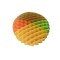 Jucarie worm fidget de decompresie, flippy, anti stres, dimensiune compacta 10 cm, dimensiune extinsa 24.5 cm, multicolor