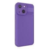 Husa cross compatibila cu apple iphone 13, super camera protect htpmag, lila