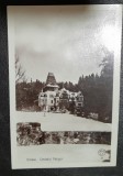 Carte postala, necirculata, Sinaia Castelul Pelisor, perioada interbelica