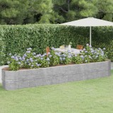vidaXL Strat &icirc;nălțat grădină 440x80x68 cm oțel vopsit electrostatic