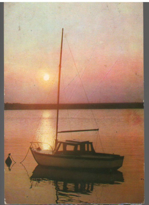 CPI B14625 - CARTE POSTALA - MAMAIA. BARCA PE LACUL SIUTGHIOL