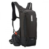 Rucsac hidratare Thule RAIL BIKE H2O 12L PRO Obsidian, rezervor 2.5L, protectie spate Koroyd, prindere magnetica furtun