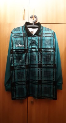Tricou arbitru fotbal Bundesliga sezon 1997-1998, cu maneca lunga, M foto