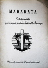 MARANATA, CARTE MEDITATII, PAUL GERHARD MINK foto