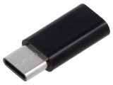 Adaptor USB 3.1 Micro USB B și USB C Negru