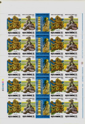✅RO 1994 LP 1360a &amp;quot;Expo. Fila. RO-CN&amp;quot;,coala de 25 EROARE catalog./punct rosu,MNH foto