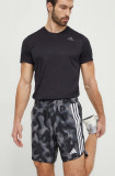 Adidas Performance pantaloni scurți de alergare Own the Run culoarea gri IK4996