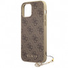 Husa TPU Guess 4G Charms Collection pentru Apple iPhone 12 mini, Maro GUHCP12SGF4GBR