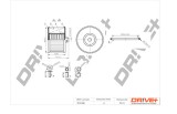 Dr!ve+ DP1110.13.0053 filtru combustibil
