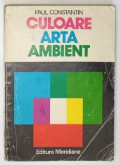 CULOARE , ARTA , AMBIENT de PAUL CONSTANTIN ,1979 *MINIMA UZURA foto