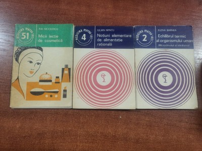 Colectia Medicina pentru Toti- 3 titluri foto