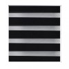Jaluzea tip zebra, 100 x 175 cm, negru