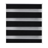 Jaluzea tip zebra, 100 x 175 cm, negru