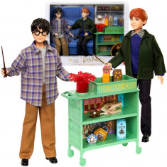 Mattel set mare de păpuși Harry Potter Ron în trenul spre Hogwarts ZA5082