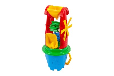 Set de nisip, TechnoK, cu galeata, moara de apa si accesorii foto