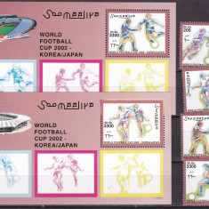 Somalia 2002 sport fotbal MI 927-930 + bl.86,87 MNH