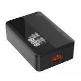 Incarcator Statie Ldnio Display A4809C, 100W, 5A, 2 x USB-A - 2 x USB-C, Negru, Universal