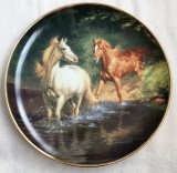 Farfurie - Franklin Mint - 1978 - Cal / Cai - Free as the wind