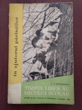 Timpul liber al micului școlar - O. S. Bogdanova 1960