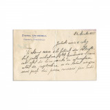 Stelian Popescu, scrisoare olografă, 1925