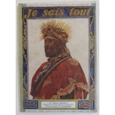JE SAIS TOUT , 5e ANNEE , No. 51 , 15 AVRIL 1909