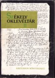 C8177N Sz&eacute;kely oklev&eacute;lt&aacute;r, &Uacute;j sorozat, II, Udvarhelyi sz&eacute;ki t&ouml;rv&eacute;nykez&eacute;si jegyzők&ouml;nyvek 1591-1597, 1975