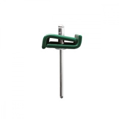 Cleme prindere plasa bordurata, 20x2 mm, verde