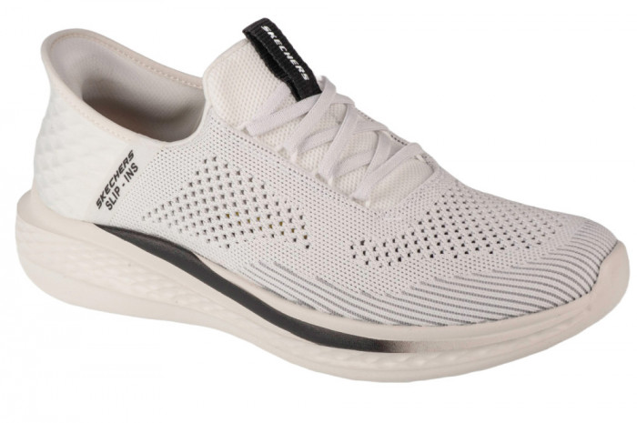 Pantofi pentru adidași Skechers Slip-Ins: Slade - Quinto 210810-WHT alb