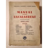 Constantin F. Nicolescu; Grigore Ernescu - Manual pentru bacalaureat (ediția VII-a; 1943)