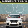 Set de 2 fibre far lumina de zi / Daylight compatibil Bmw X5 X6 F15 F16 2014-2018 far cu led - Dreapta