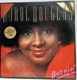 Carol Douglas - Burnin&#039; NM / VG+ vinil LP disc muzica disco Midsong Internationl UK 1978
