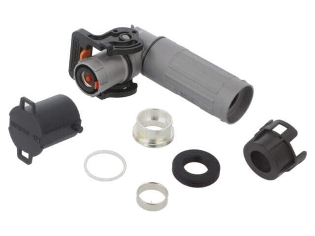 Conector alimentare DC tată unghi cablu AMPHENOL GEC -40&divide;125&deg;C 300A