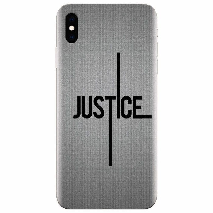 Husa silicon pentru Apple Iphone X, Amir Justice Minimalistic Nubheebuccus Text