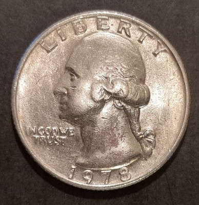 25 centi USA - SUA - 1978 foto