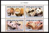 GUINEEA 2001, Fauna - Panda, serie neuzata, MNH