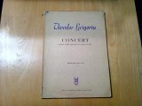 TH. GRIGORIU (autograf) - COCERT pentru Dubla Orchestra de Camera si Oboi -1968