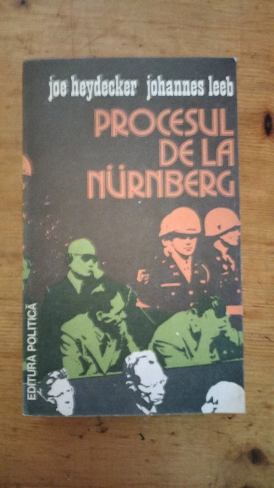 Procesul de la Nurnberg-Joe Heydecker,Johannes Leeb
