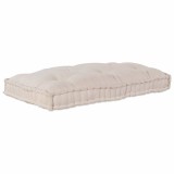 Cumpara ieftin Perna pentru canapea din paleți Crem 60 x 40 cm Bumbac