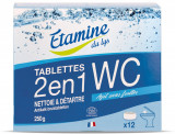 Tablete BIO 2 in 1 curatare si detartrare toaleta, fara parfum Etamine, Etamine Du Lys
