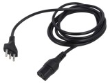 Cablu Alimentare 3x0,75mm2 IEC C13 PVC 2,5m