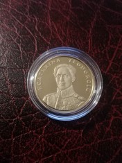 Romania, moneda 50 Bani 2017 proof, Ecaterina Teodoroiu foto