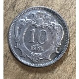 MNDSTR AUT102 - Austro-Ungaria - 10 heller 1908