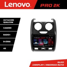 Navigatie Dacia Duster 2012-2019 Lenovo Kit-157 8 core QLED 2K 8+256 360 Android Waze USB Navigatie Internet Youtube Radio CarStore Technology