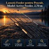 Lansetă Feeder pentru Pescuit, Model Active Feeder, 2,70 m