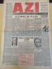 Ziarul azi 4 iunie 1939-art. razboi si pace-zaharia stancu