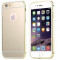 Husa silicon spate oglinda - iPhone 7 - Gold